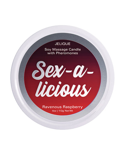 Jelique Massage Candle - 4 Oz Sex-a-licious Ravenous Raspberry - LUST Depot