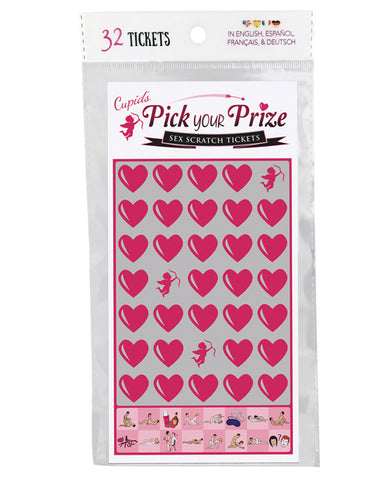 Cupids Pick Your Prize Sex Scratch Tickets - Pack Of 32 - LUST Depot