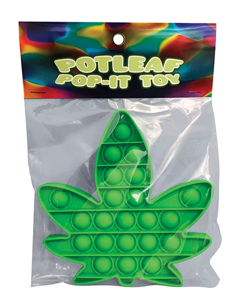 Pot Leaf Pop It Fidget Toy - Green - LUST Depot