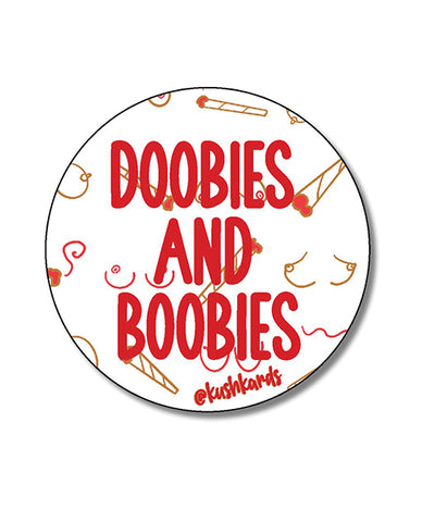 Doobies and Boobies Sticker - Pack of 3