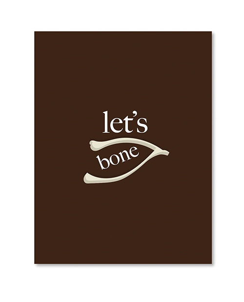 Bone Greeting Card - LUST Depot