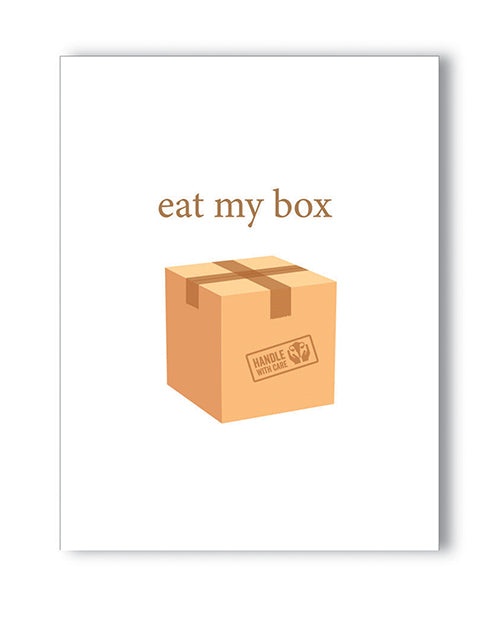 Eat My Box Naughty Greeting Card - LUST Depot