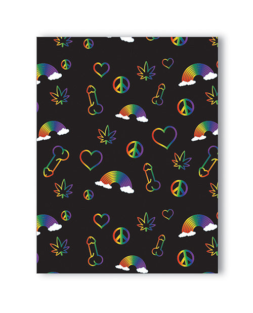 Rainbow Penis Naughty Greeting Card - LUST Depot