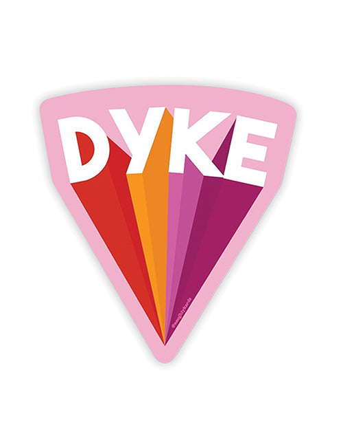 Dyke Naughty Sticker - Pack Of 3 - LUST Depot