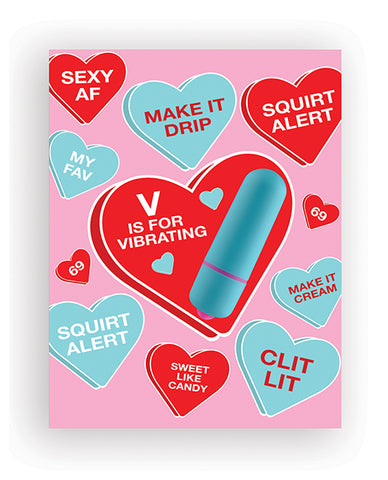 Vibe Hearts Greeting Card
