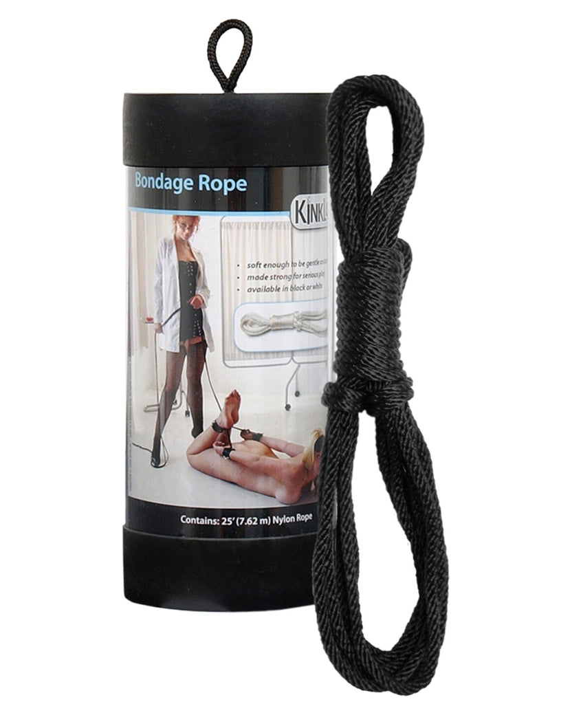 Kinklab 25" Bondage Rope - Black - LUST Depot