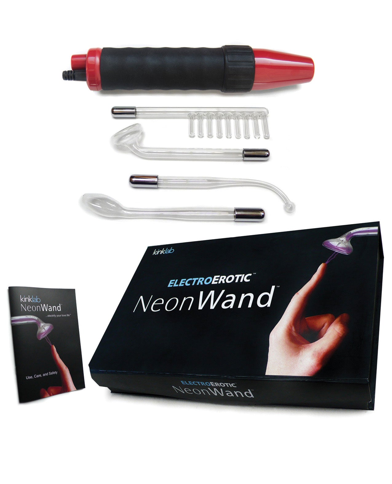 Kinklab Red Handle Neon Wand W-red Electrode - LUST Depot
