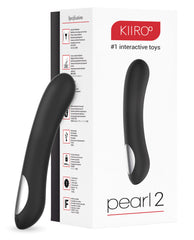 Kiiroo Pearl2 Interactive G-spot Vibrator - Black - LUST Depot