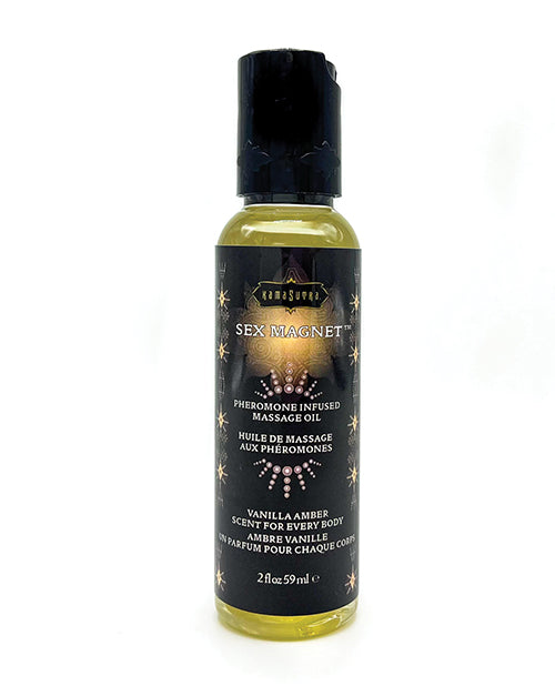 Kama Sutra Sex Magnet Pheromone Massage Oil - Amber Vanilla - LUST Depot