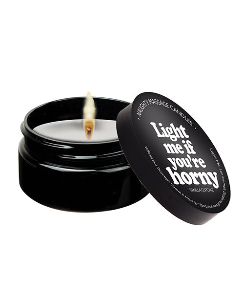 Kama Sutra Mini Massage Candle - 2 Oz Light Me If You're Horny - LUST Depot