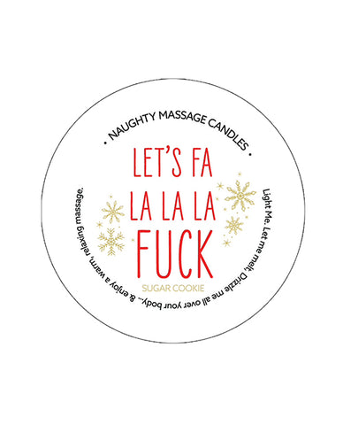 Kama Sutra Mini Massage Holiday Candle - 1.7 Oz Let's Fa La La - LUST Depot