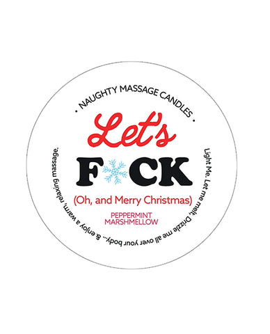 Kama Sutra Mini Massage Holiday Candle - 1.7 Oz Let's Fck - LUST Depot