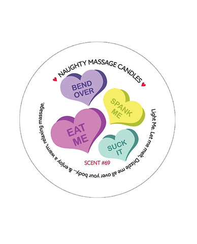 Kama Sutra Mini Massage Valentines Candle - 1.7 Oz Mini Hearts - LUST Depot