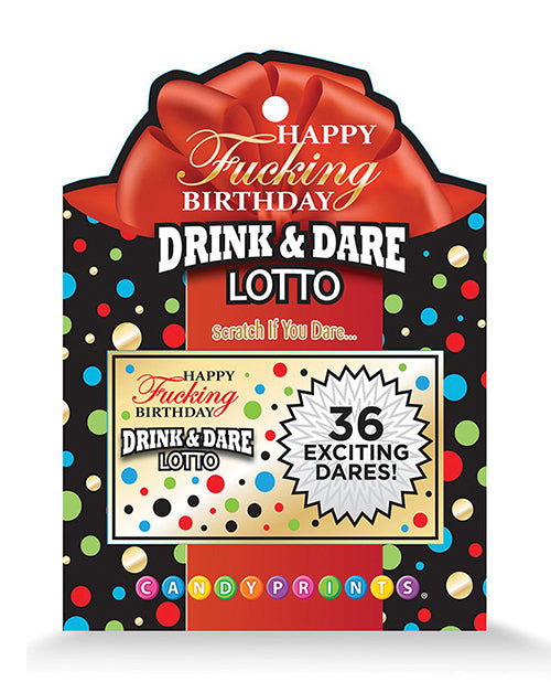 Happy Fucking Birthday Drink & Dare Lotto - LUST Depot