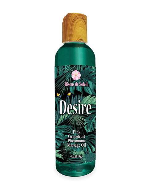 Desire Pheromone Massage Oil - 4 Oz Pink Grapefruit - LUST Depot