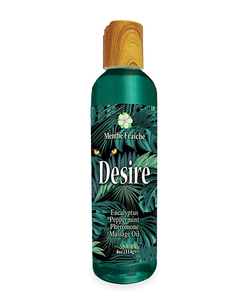 Desire Pheromone Massage Oil - 4 Oz Eucalyptus/peppermint - LUST Depot