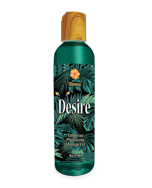 Desire Pheromone Massage Oil - 4 Oz Tangerine - LUST Depot