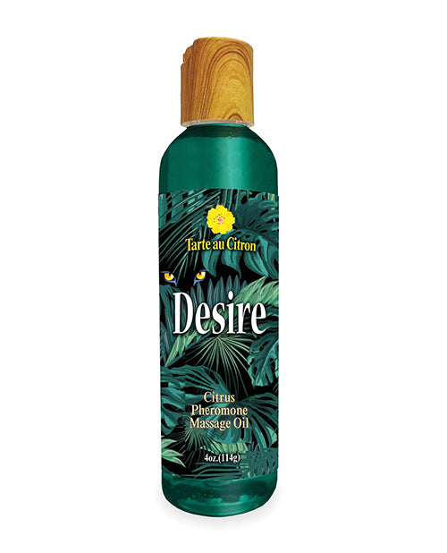 Desire Pheromone Massage Oil - 4 Oz Citrus - LUST Depot