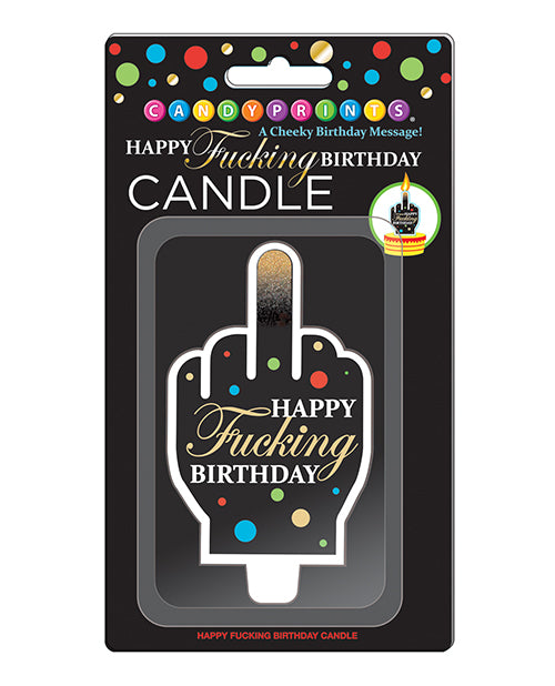 Happy Fucking Birthday Large Fu Candle - LUST Depot