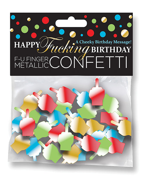 Happy Fucking Birthday Fu Finger Confetti - LUST Depot