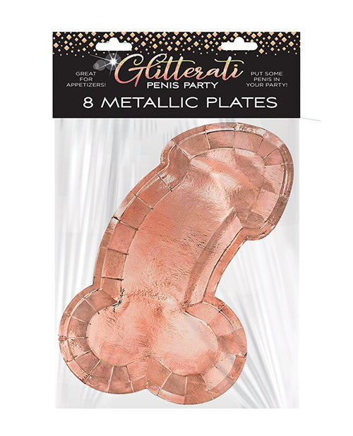 Glitterati Penis Plates - Rose Gold - LUST Depot