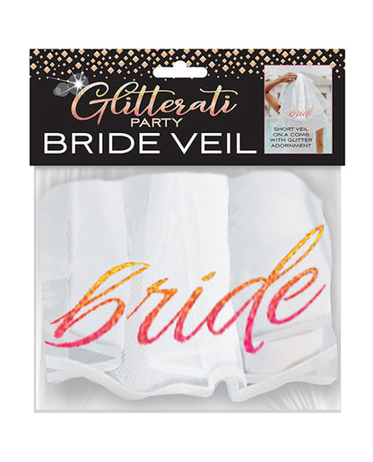 Glitterati Bride Veil - Rose Gold-white - LUST Depot
