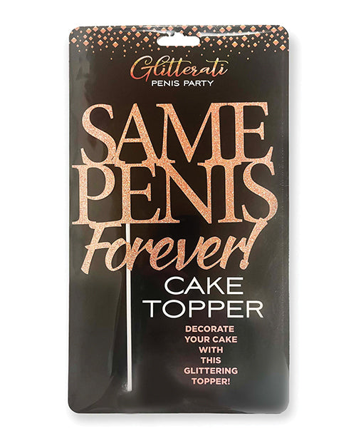 Glitterati Same Penis Forever Cake Topper - LUST Depot