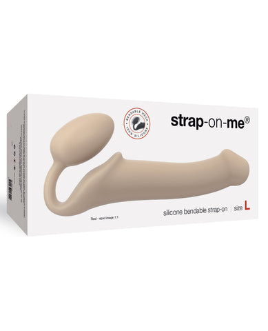 Strap On Me Silicone Bendable Strapless Strap On Large - Flesh - LUST Depot