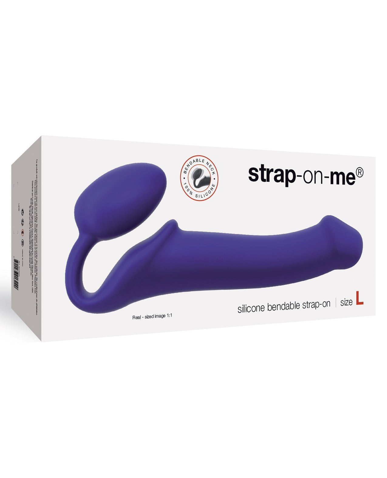 Strap On Me Silicone Bendable Strapless Strap On Large - Purple - LUST Depot