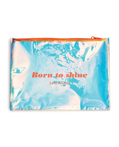 'love To Love Born To Shine Pouch - Vivid Orange