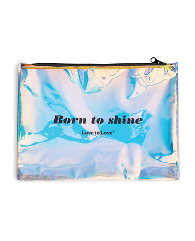 'love To Love Born To Shine Pouch - Black Onyx