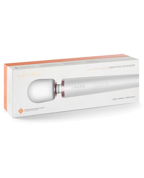 Le Wand Rechargeable Massager - Pearl White - LUST Depot