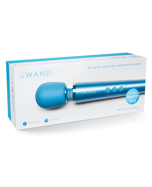 Le Wand Petite Rechargeable Massager - Blue - LUST Depot