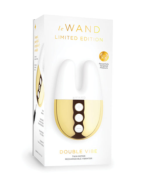 Le Wand Double Vibe - White Gold - LUST Depot