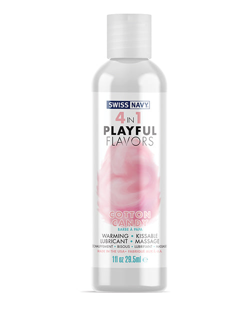 Swiss Navy 4 In 1 Playful Flavors Cotton Candy - 1 Oz - LUST Depot