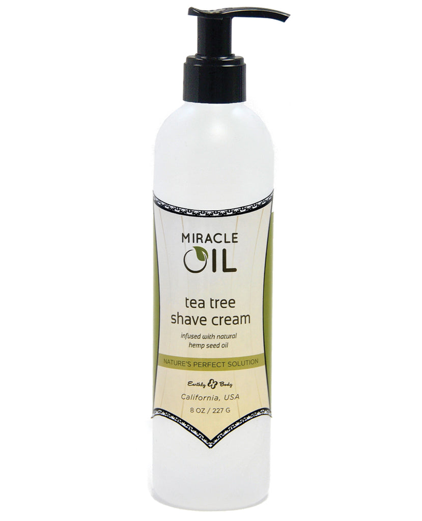 Earthly Body Miracle Oil Shave Cream - 8 Oz Bottle - LUST Depot