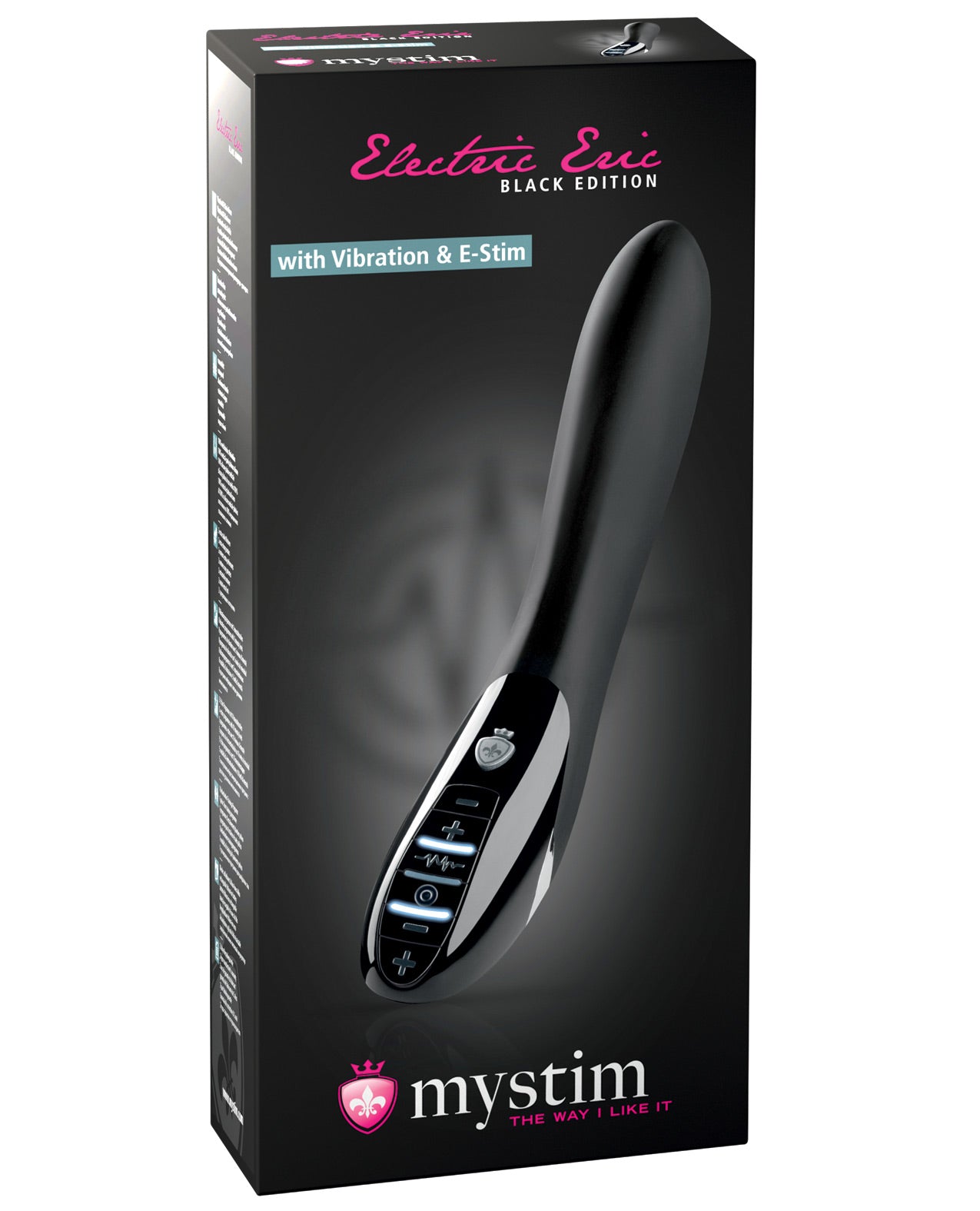Mystim Electric Eric Estim Vibrator Black Edition - Black - LUST Depot