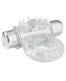 Sensuelle Bullet Ring Cockring - 7 Function Clear - LUST Depot