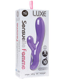 Sensuelle Femme Luxe 10 Fun Rabbit Massager - Purple - LUST Depot