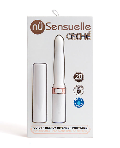 Nu Sensuelle Cache 20 Functions Covered Lipstick Vibe - White - LUST Depot