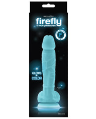 Firefly 5" Silicone Glowing Dildo - Blue - LUST Depot