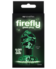 Firefly Clear Glass Plug Small - Glow - LUST Depot
