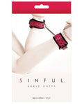 Sinful Ankle Cuffs - Pink - LUST Depot