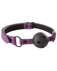 Lust Bondage Ball Gag - Purple - LUST Depot