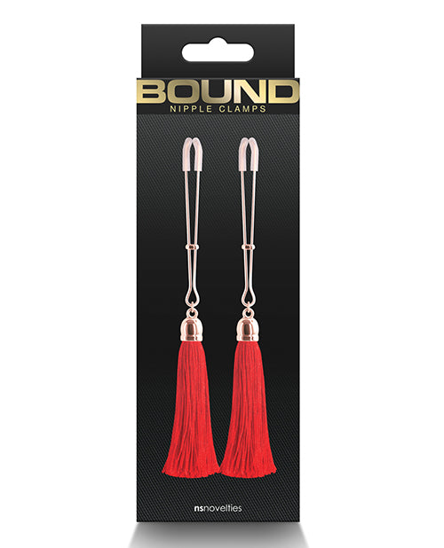 Bound T1 Nipple Clamps - Red - LUST Depot