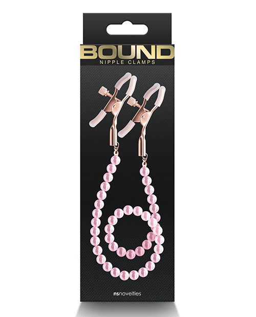 Bound Dc1 Nipple Clamps - Pink - LUST Depot
