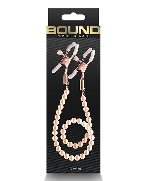 Bound Dc1 Nipple Clamps - Rose Gold - LUST Depot
