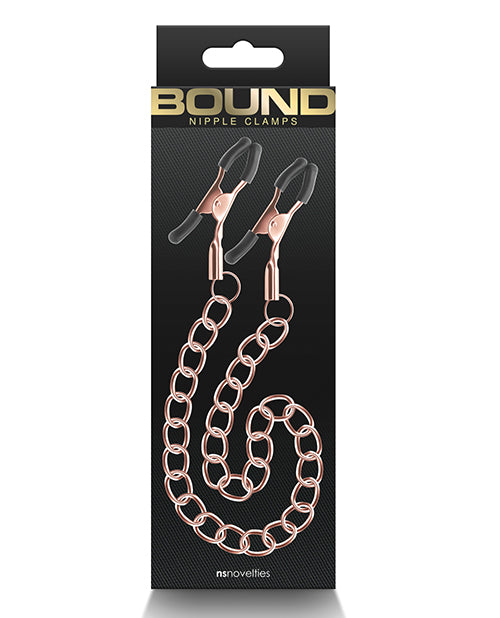 Bound Dc2 Nipple Clamps - Rose Gold - LUST Depot