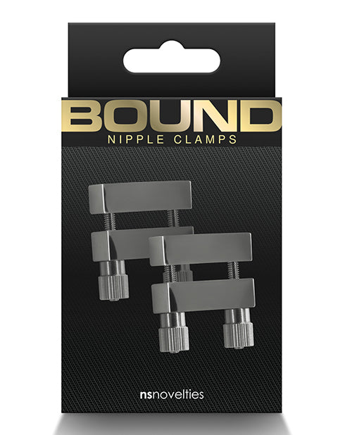 Bound V1 Nipple Clamps - Gunmetal - LUST Depot