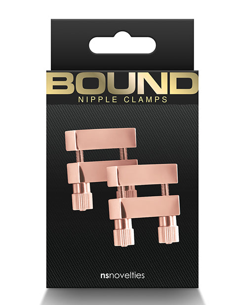 Bound V1 Nipple Clamps - Rose Gold - LUST Depot